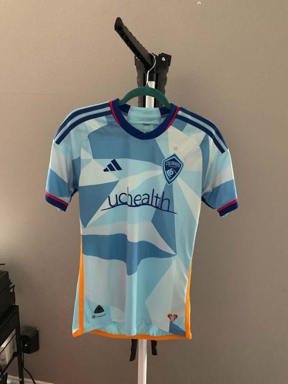 adidas 2023-2024 Colorado Rapids New Day Kit Authentic Away Jersey